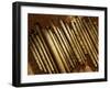 Carved Bamboo Containers from Sarawak, Malaysia-null-Framed Giclee Print