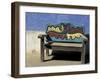 Carved Bench Detail, Todos Santos, Baja, Mexico-Cindy Miller Hopkins-Framed Photographic Print