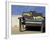 Carved Bench Detail, Todos Santos, Baja, Mexico-Cindy Miller Hopkins-Framed Photographic Print