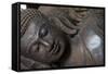 Carved Buddha Heads, Phnom Penh, Cambodia, Southeast Asia-Alex Robinson-Framed Stretched Canvas