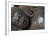 Carved Buddha Heads, Phnom Penh, Cambodia, Southeast Asia-Alex Robinson-Framed Photographic Print