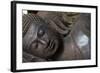 Carved Buddha Heads, Phnom Penh, Cambodia, Southeast Asia-Alex Robinson-Framed Photographic Print