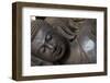 Carved Buddha Heads, Phnom Penh, Cambodia, Southeast Asia-Alex Robinson-Framed Photographic Print