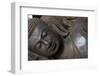 Carved Buddha Heads, Phnom Penh, Cambodia, Southeast Asia-Alex Robinson-Framed Photographic Print