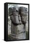 Carved Capital, Pyramid of Kukulkan or El Castillo, Chichen Itza-null-Framed Stretched Canvas