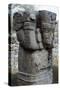 Carved Capital, Pyramid of Kukulkan or El Castillo, Chichen Itza-null-Stretched Canvas