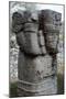 Carved Capital, Pyramid of Kukulkan or El Castillo, Chichen Itza-null-Mounted Photographic Print