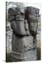 Carved Capital, Pyramid of Kukulkan or El Castillo, Chichen Itza-null-Stretched Canvas