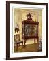 Carved China Case in Chippendale's Chinese Manner, 1911-1912-Edwin Foley-Framed Giclee Print