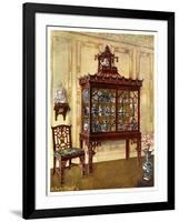 Carved China Case in Chippendale's Chinese Manner, 1911-1912-Edwin Foley-Framed Giclee Print