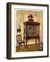 Carved China Case in Chippendale's Chinese Manner, 1911-1912-Edwin Foley-Framed Giclee Print