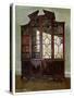 Carved Chippendale Library Bookcase, 1911-1912-Edwin Foley-Stretched Canvas