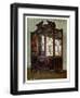 Carved Chippendale Library Bookcase, 1911-1912-Edwin Foley-Framed Giclee Print