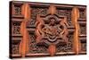 Carved Door Panel at Church of San Juan De Dios-Danny Lehman-Stretched Canvas