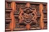 Carved Door Panel at Church of San Juan De Dios-Danny Lehman-Stretched Canvas