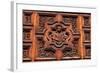 Carved Door Panel at Church of San Juan De Dios-Danny Lehman-Framed Photographic Print