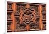 Carved Door Panel at Church of San Juan De Dios-Danny Lehman-Framed Photographic Print