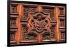 Carved Door Panel at Church of San Juan De Dios-Danny Lehman-Framed Photographic Print