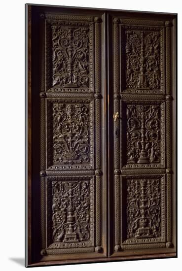 Carved Door-Fra Giovanni Da Verona-Mounted Giclee Print