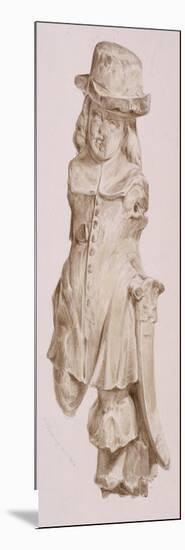 Carved Figure in Oak, 1834-William Henry Kearney-Mounted Giclee Print