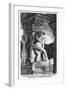 Carved Figure in Rami Peram's Pagoda, Ramesvaram, India, C1925-null-Framed Giclee Print