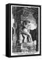Carved Figure in Rami Peram's Pagoda, Ramesvaram, India, C1925-null-Framed Stretched Canvas