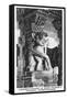 Carved Figure in Rami Peram's Pagoda, Ramesvaram, India, C1925-null-Framed Stretched Canvas