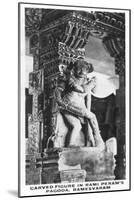 Carved Figure in Rami Peram's Pagoda, Ramesvaram, India, C1925-null-Mounted Giclee Print
