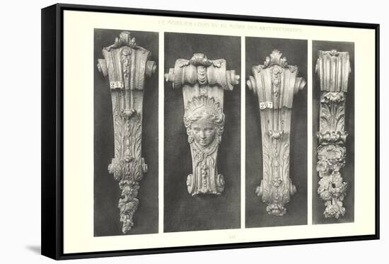 Carved Furniture Details-null-Framed Stretched Canvas