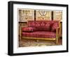 Carved Gilt Couch Covered in Rose Brocade De Lyon, 1911-1912-Edwin Foley-Framed Giclee Print