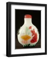 Carved Jade Snuff Bottle-null-Framed Photographic Print
