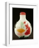 Carved Jade Snuff Bottle-null-Framed Photographic Print