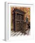 Carved Oak Armoire, 1910-Edwin Foley-Framed Giclee Print