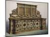 Carved Oak Sideboard from Masterpieces of Industrial Art and Sculpture at International Exhibition-null-Mounted Giclee Print