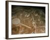 Carved Petroglyph' (People, Deers, Elks, Birds, Boots and Circle), 4th-3rd Millenium BC-null-Framed Photographic Print