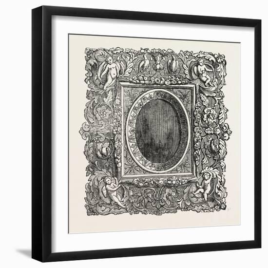 Carved Picture Frame, Tuscany, Italy, 1851-null-Framed Giclee Print