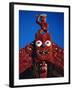 Carved Portal of a Church, Maori Village, Whakarewarewa Thermal and Cultural Area in Rotorua-Robert Francis-Framed Photographic Print