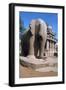 Carved Stone Elephant, Five Rathas, Mahabalipuram, Tamil Nadu, India-Vivienne Sharp-Framed Photographic Print