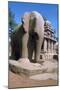 Carved Stone Elephant, Five Rathas, Mahabalipuram, Tamil Nadu, India-Vivienne Sharp-Mounted Photographic Print