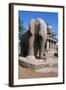 Carved Stone Elephant, Five Rathas, Mahabalipuram, Tamil Nadu, India-Vivienne Sharp-Framed Photographic Print