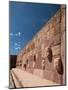 Carved Stone Tenon-Heads in a Wall of a Semi-Subterranean Temple in Tiwanaku-Alex Saberi-Mounted Premium Photographic Print