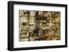 Carved stonework on the Temple of the Warriors at the ancient Mayan city of Chichen Itza, in Yuc...-null-Framed Photographic Print