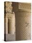 Carved Stucco Decoration on Column, Dating from 9th Century, Balkh-Jane Sweeney-Stretched Canvas