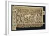 Carved Whalebone Casket Panel, from Treasure of Church of Saint Julien at Brioude-null-Framed Giclee Print