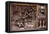 Carved Window Box from Zum Greif House, Gallusstrasse, St Gallen, Canton of St Gallen-null-Framed Stretched Canvas