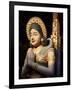 Carved women praying, detail on house, Ubud, Bali, Indonesia, Southeast Asia, Asia-Melissa Kuhnell-Framed Photographic Print