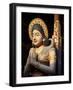 Carved women praying, detail on house, Ubud, Bali, Indonesia, Southeast Asia, Asia-Melissa Kuhnell-Framed Photographic Print