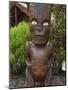 Carved Wood Figures, Te Puia Maori Village, Rotorua, Taupo Volcanic Zone, North Island, New Zealand-Kober Christian-Mounted Photographic Print