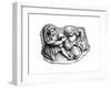 Carved Wood Relief, 15th Century-null-Framed Giclee Print