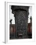 Carved Wood Throne, Basilica of Saint Bartholomew, Benevento, Campania, Italy-null-Framed Giclee Print